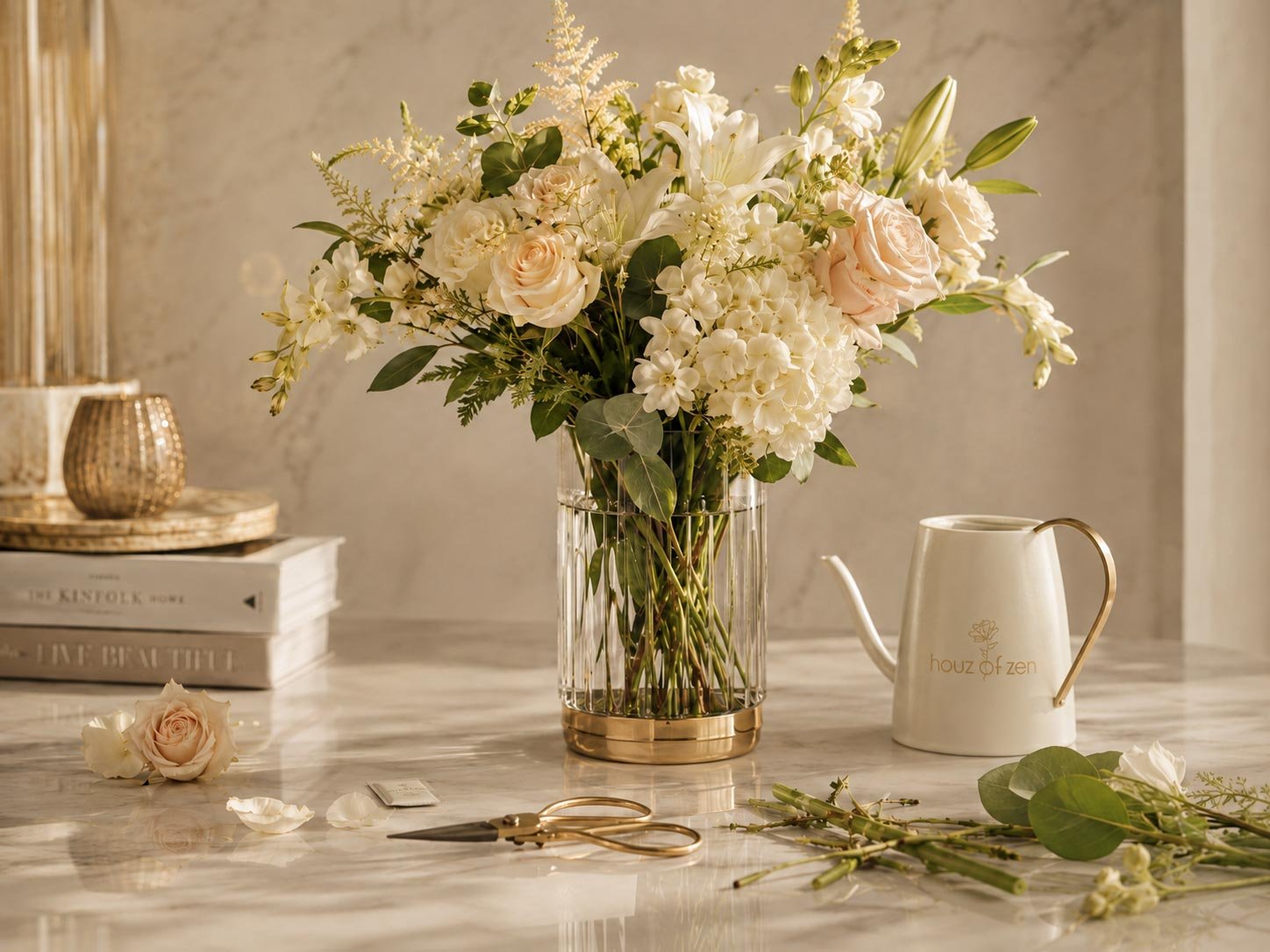 Flower care tips for Dubai summer by Houz of Zen