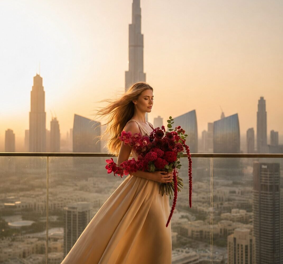 Same-day summer flower delivery in Dubai by Houz of Zen