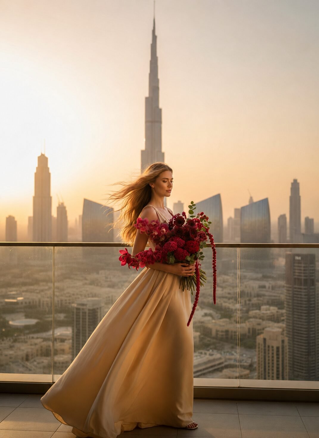 Same-day summer flower delivery in Dubai by Houz of Zen