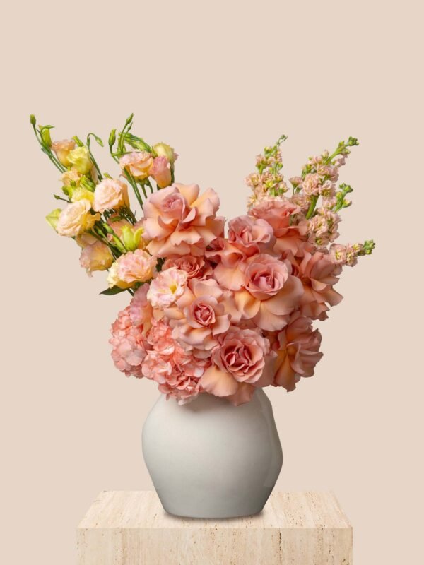 ZEN Coral Haze vase arrangement in Dubai by Houz of Zen