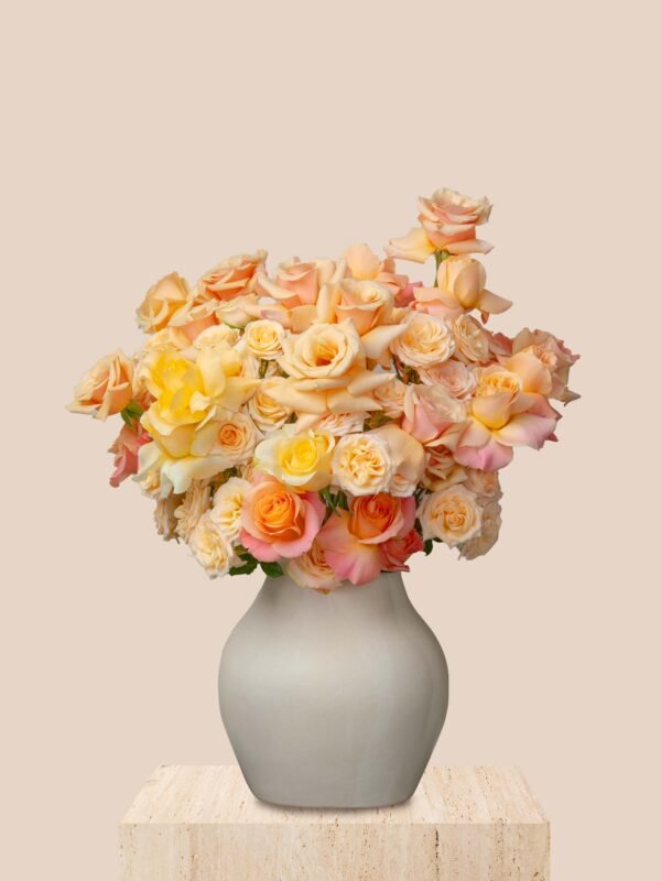 ZEN Honey Silk vase arrangement in Dubai by Houz of Zen