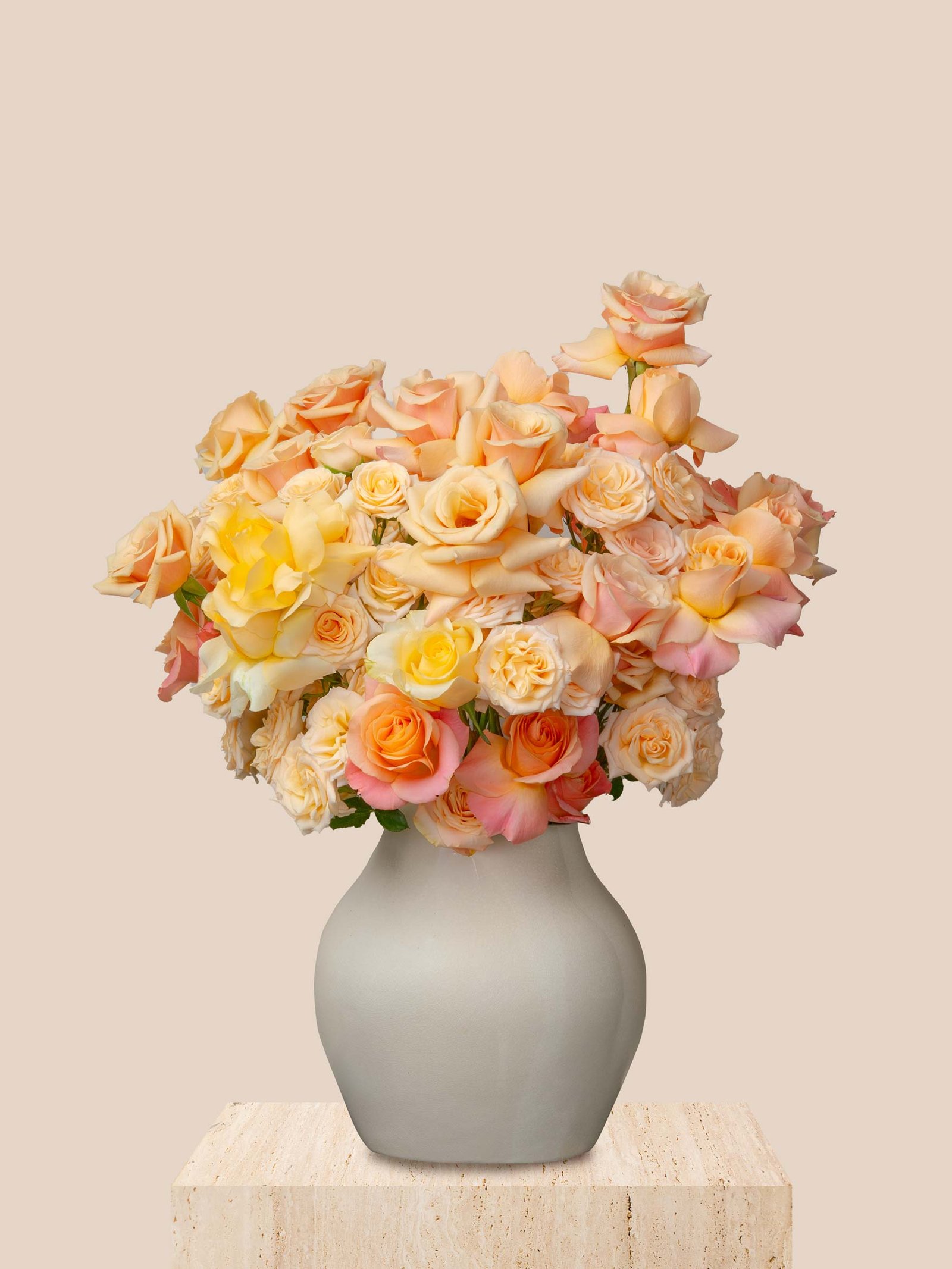 ZEN Honey Silk Vase Arrangement