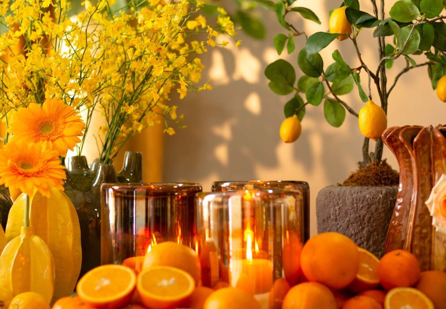 ZEN Summer Collection citrus floral styling by Houz of Zen Dubai